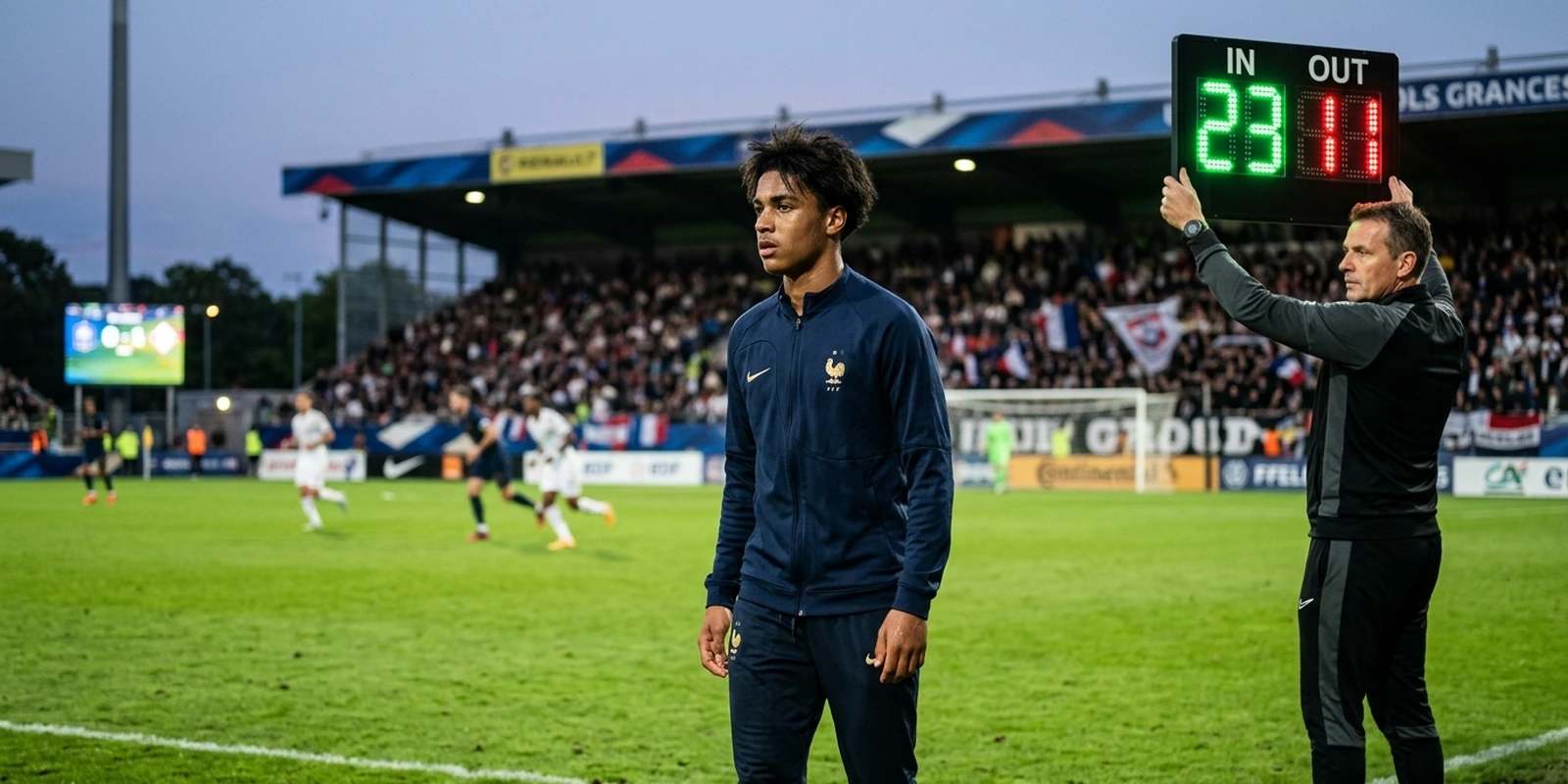 Être capé au foot : ce que compte une sélection nationale Couverture : le titre Être capé au foot sélections nationales sur un terrain de football stylisé